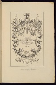 Opere di François de Cuvilliés il vecchio da Unbekannt