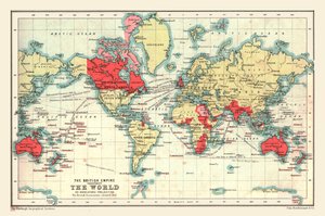 Mappa del mondo che mostra l