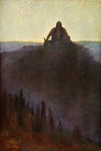 Wotan aspetta a Valhalla la fine con la sua lancia spezzata, 1906