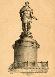 Progetto originale di Wren per la sommità del Monumento, 1897 da Unbekannt