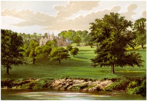 Wyaston Leys, Herefordshire, casa della famiglia Bannerman, c1880 da Unbekannt