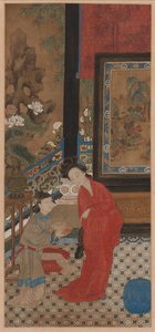 Yang Guifei che esce dal bagno, 1700s