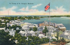 La città di St. Georges, Bermuda, inizio XX secolo