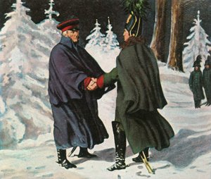 Incontro di Yorck con il Generale Russo Diebitsch, 25 dicembre 1812