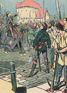 Il giovane re Riccardo placa la ribellione, c1907