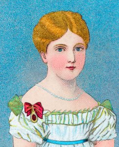 Giovane Regina Vittoria, allora Principessa Alexandrina Victoria di Kent, c1829 c1902 da Unbekannt