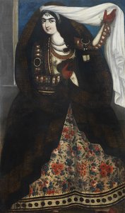 Giovane donna che indossa il chador, ca 1844-1850 da Unbekannt