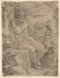 Giovane con due vecchi, XVI secolo da Unbekannt
