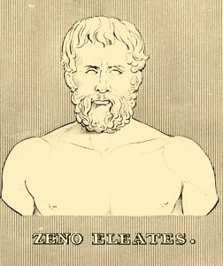 Zenone di Elea, c495-430 a.C., 1830 da Unbekannt