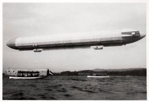 Zeppelin LZ3 in volo, Germania da Unbekannt