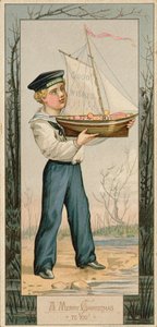 Buon Natale a te, biglietto di Natale, 1879 da Unbekannt Unbekannt