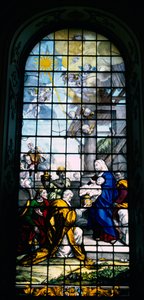 Adorazione dei Magi, dipinto su vetro di Joshua Price, 1719 da Unbekannt Unbekannt
