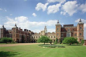 Esterno di Hatfield House, Hertfordshire, costruito 1607-12 da Unbekannt Unbekannt