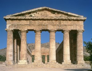 Tempio greco, c.424-416 a.C. (dettaglio)
