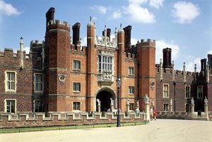 Palazzo di Hampton Court in primavera da Unbekannt Unbekannt