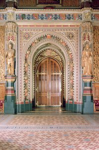 Palazzo del Parlamento, Ingresso alla Sala del Robing, Galleria Reale, c.1841, Sir Charles Barry & Augustus Pugin, Westminster, Londra, UK