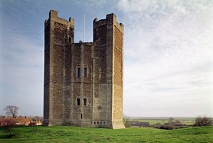Orford Castle, vista esterna del mastio (1165-72), Suffolk, UK da Unbekannt Unbekannt
