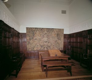 Sala espositiva pannellata al Victoria and Albert Museum da Unbekannt Unbekannt