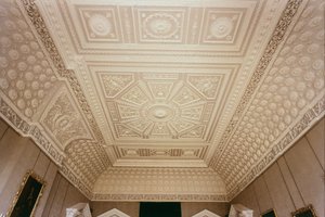 Soffitto del salone, Claydon House, Buckinghamshire, c.1768