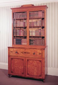 Secretaire libreria, stile Hepplewhite, c.1788