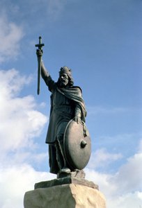Statua di Alfredo il Grande (849-99)