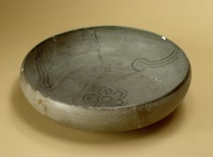 Terracotta dipinta in grigio, Hastinapur, 800-400 a.C. da Unbekannt Unbekannt