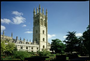 La Grande Torre, Magdalen College, Oxford, costruita 1492-1509 da Unbekannt Unbekannt