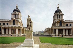 Il Vecchio Collegio Navale Reale costruito da Sir Christopher Wren (1632-1723), Greenwich, Londra, UK da Unbekannt Unbekannt