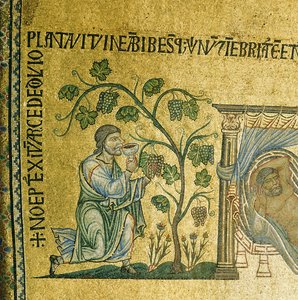 La storia di Noè, mosaico dalla seconda volta dell