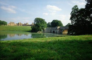 Vista dal lago, Blenheim Palace, Oxfordshire da Unbekannt Unbekannt