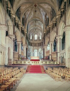 Vista del coro, Cattedrale di Canterbury, costruita 1098-1130 da Unbekannt Unbekannt