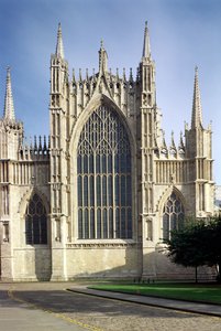 Cattedrale di York, vista della finestra ovest, Scuola Inglese, (15° secolo), Yorkshire, Regno Unito da Unbekannt Unbekannt