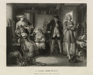 Una scena da Midas, Gran Bretagna, c.1850 da Unbekannter Künstler