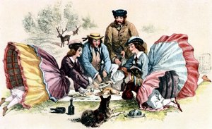 Un picnic vittoriano da Unbekannter Künstler