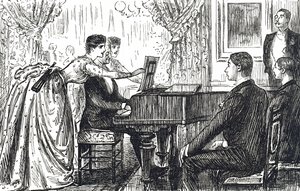 Una serata musicale a casa da Unbekannter Künstler