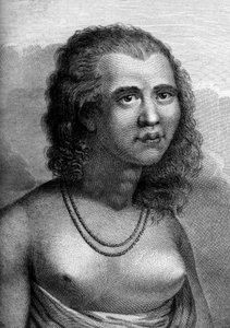 Una bellissima donna nativa di Eaoo da Unbekannter Künstler