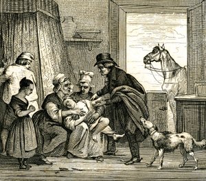 Visita di un medico in campagna