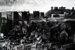Una vista di Edimburgo