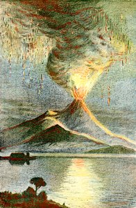 Un vulcano in eruzione