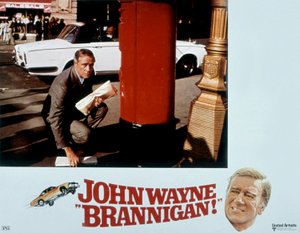 Locandina del film Brannigan con John Wayne 1975 da Unbekannt