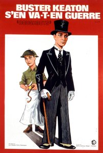 Locandina del film Doughboys con Buster Keaton e Sally Eilers 1930 da Unbekannt