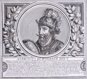 Alfonso III del Portogallo (litografia) da Unbekannt