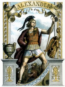 Alessandro Magno, re di Macedonia da Unbekannter Künstler