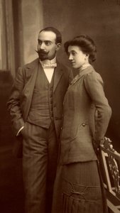 Alfredo Trombetta e sua moglie