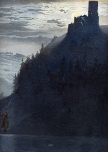 Allegoria del "Deutschlandlied", circa 1900 (Illustrazione) da Unbekannter Künstler