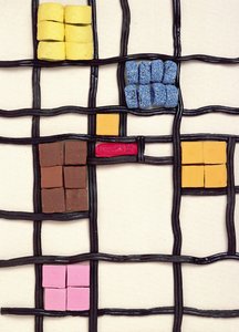Allsorts 1 (dopo Mondrian) da Unbekannter Künstler