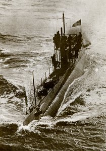 Sommergibile americano durante la Prima Guerra Mondiale