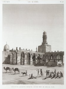 Una moschea antica vicino a Bab el-Nasr, Cairo, Egitto, c 1798