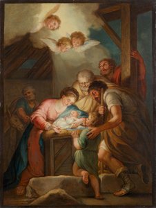 Adorazione dei pastori da Unbekannter Künstler