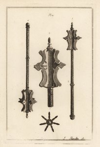 Antica mazza di ferro nella collezione di Gustavus Brander da Unbekannt